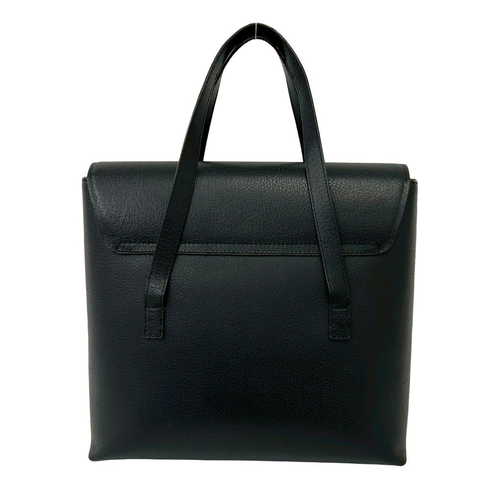 Gucci Vintage Log Leather Tote Black — view 3