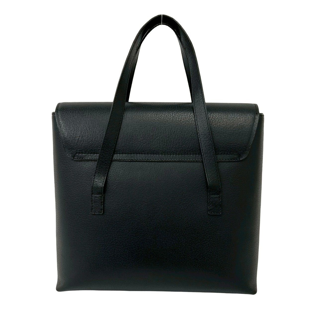 Gucci Vintage Log Leather Tote Black — view 3