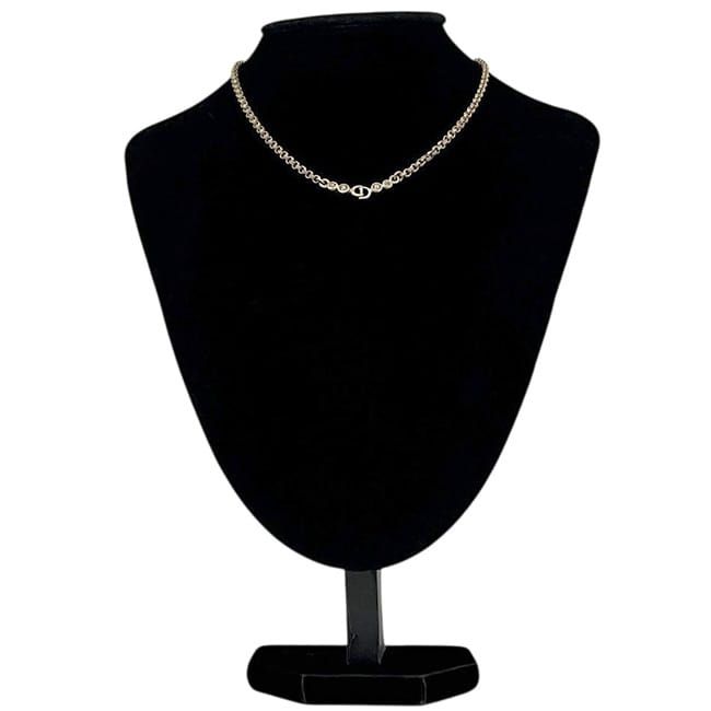 Dior Necklace Gold Rhinestone Vintage — view 5
