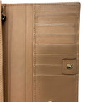 Gucci Bifold Wallet Beige Microshima GG Leather Embossed Logo — view 5