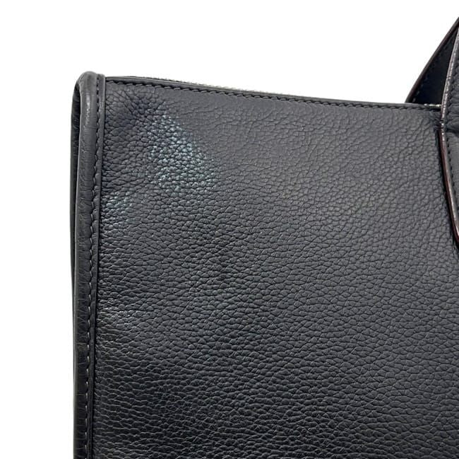Loewe Briefcase Black Anagram Leather Business Document Vintage — view 8