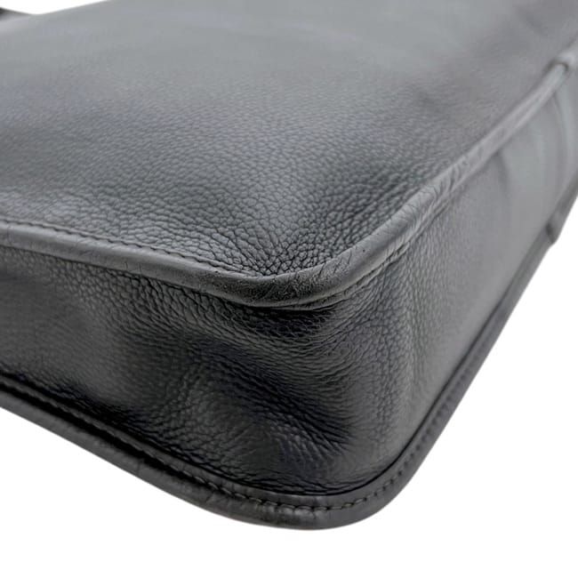 Loewe Briefcase Black Anagram Leather Business Document Vintage — view 6