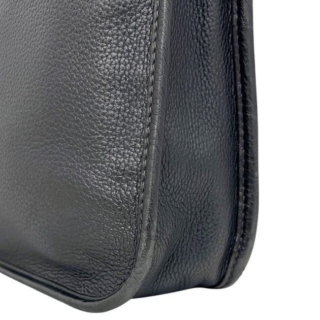 Loewe Briefcase Black Anagram Leather Business Document Vintage — view 5