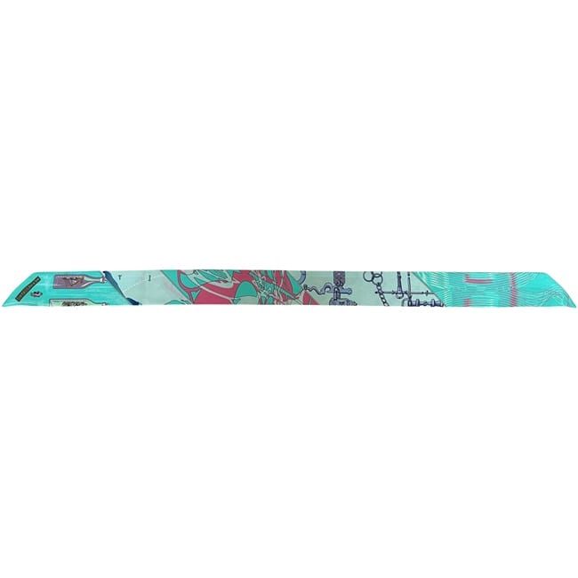 Hermes Ribbon Scarf Twilight Green Already Cleaned Silk — view 2