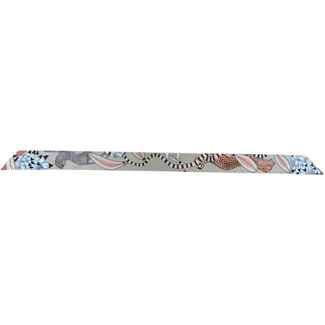 Hermes Ribbon Scarf Twilight Green Multicolor Savanna Dance Already Cleaned — view 3