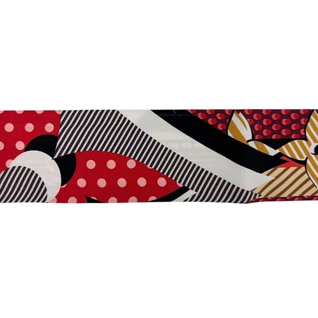 Louis Vuitton Ribbon Scarf Bandeau BB Pop Red Multicolor Monogram Already — view 5