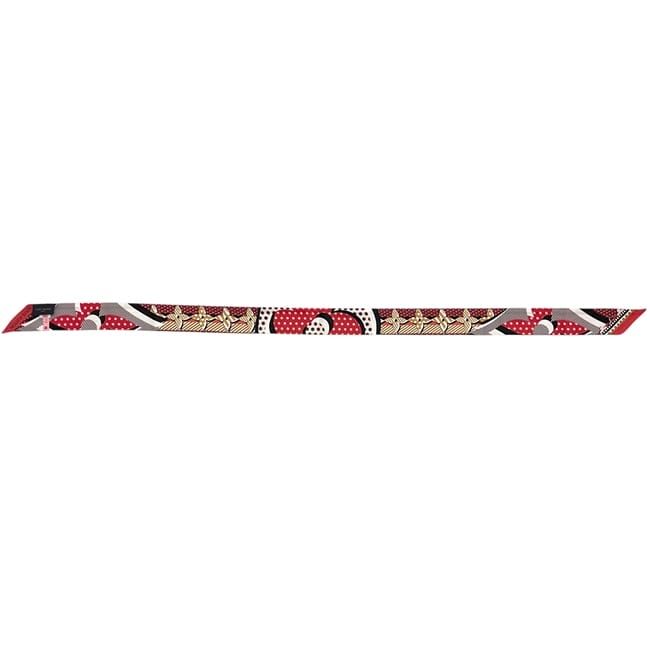 Louis Vuitton Ribbon Scarf Bandeau BB Pop Red Multicolor Monogram Already — view 3