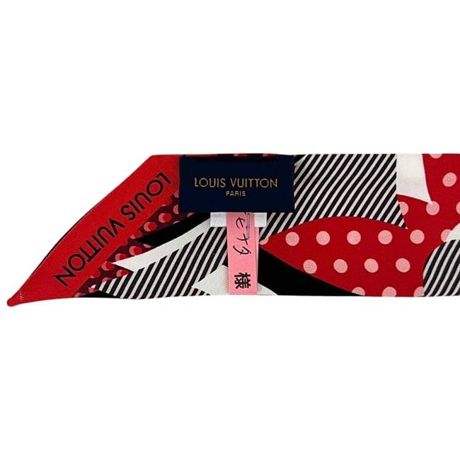 Louis Vuitton Ribbon Scarf Bandeau BB Pop Red Multicolor Monogram Already — view 4