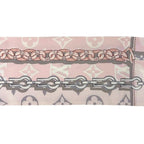 Louis Vuitton Ribbon Scarf Bandeau Confidential Light Pink Already Cleaned Silk — view 5