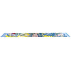 Hermes Ribbon Scarf Twilight Blue Yellow Dance Pacific Already Cleaned Silk — view 2