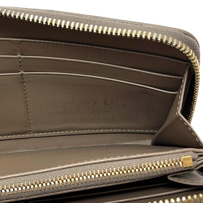 Bottega Veneta Zip Around Wallet Beige Intrecciato Leather Braided — view 5