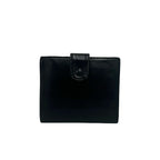 Chanel Vintage Jumbo CC Logo Lambskin Bifold Wallet Mini Card Case Black — view 2