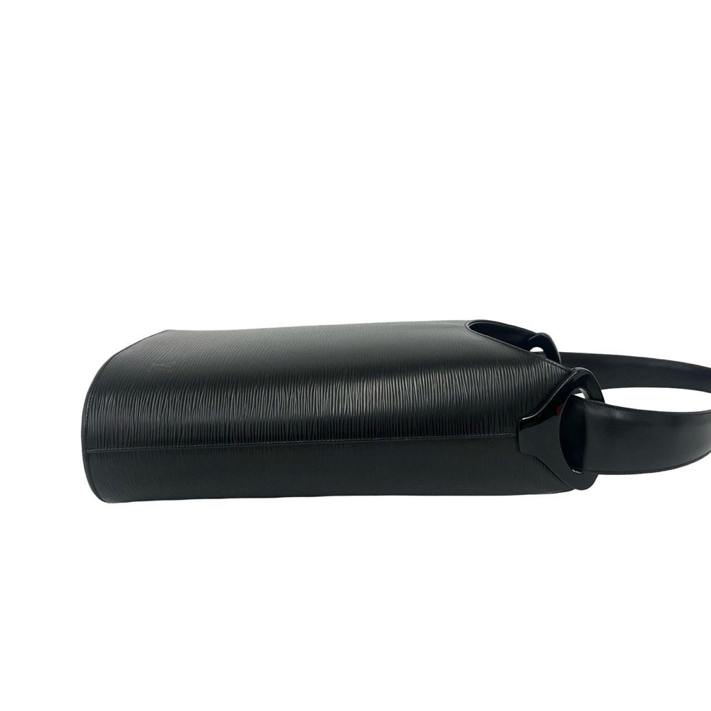 Louis Vuitton Verso Logo Epi Leather Shoulder Bag Tote Noir — view 6