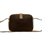 Celine Vintage Macadam Blason Triomphe Logo Leather Mini Shoulder Bag Pochette — view 3