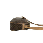 Celine Vintage Macadam Blason Triomphe Logo Leather Mini Shoulder Bag Pochette — view 6