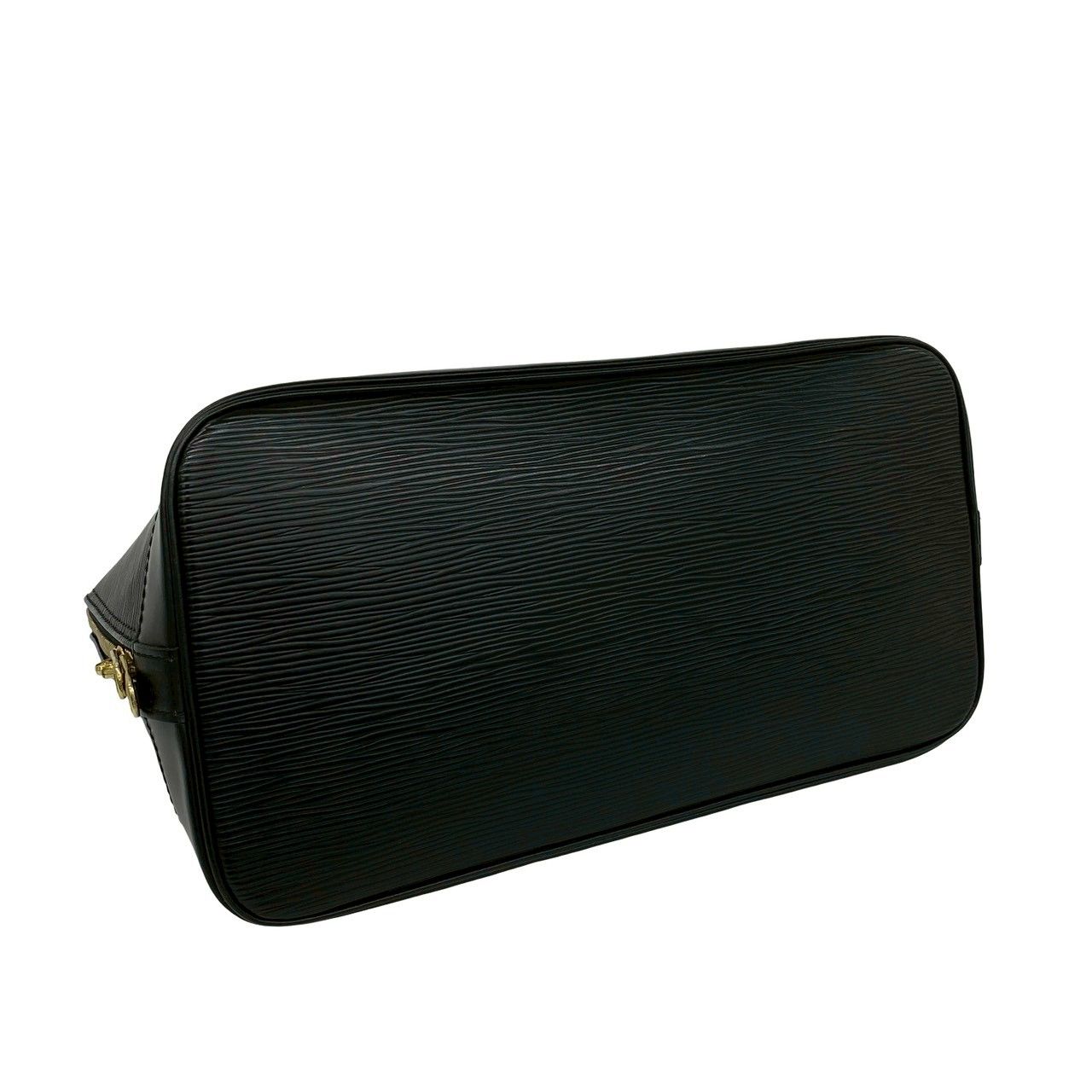 Louis Vuitton Vintage Alma Epi Leather Mini Boston Bag Black Noir — view 7