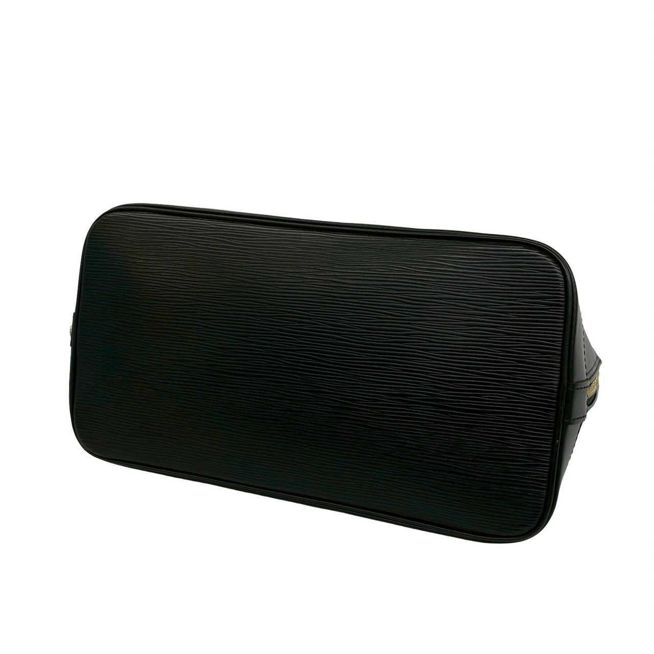 Louis Vuitton Vintage Alma Epi Leather Mini Boston Bag Black Noir — view 8