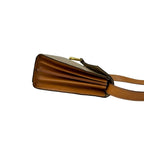 Celine Vintage Macadam Blason Triomphe Pattern Logo Leather Shoulder — view 6