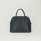 Hermes Bolide 31 Tote Shoulder Bag Chevre Coromandel Blue Indigo Navy Gold 2-Way