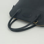 Hermes Bolide 31 Tote Shoulder Bag Chevre Coromandel Blue Indigo Navy Gold 2-Way — view 4