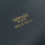 Hermes Bolide 31 Tote Shoulder Bag Chevre Coromandel Blue Indigo Navy Gold 2-Way — view 7