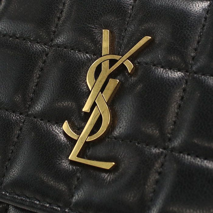 Saint Laurent Large Flap Wallet Bifold Lambskin — view 4
