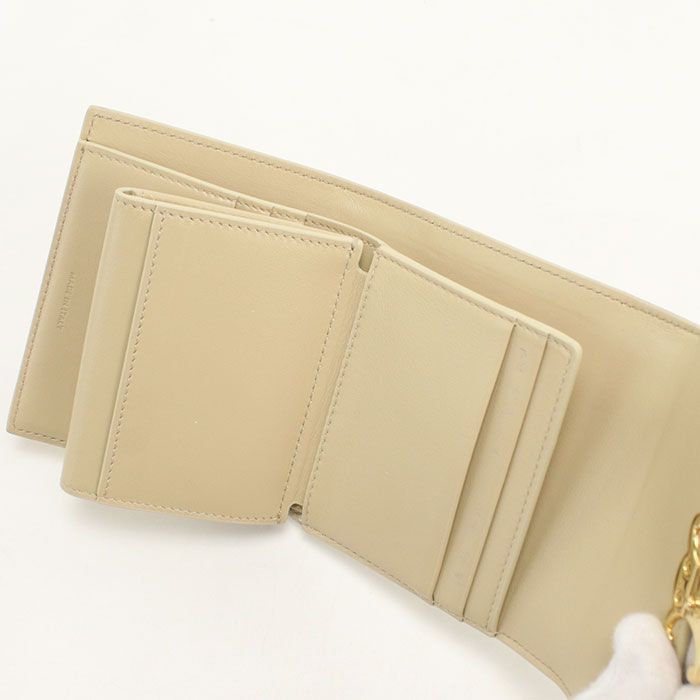 Celine Small Flap Wallet Triomphe Trifold Calf — view 4