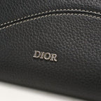 Dior Long Zip Wallet Saddle Round Zip Calf — view 4