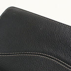 Dior Long Zip Wallet Saddle Round Zip Calf — view 5