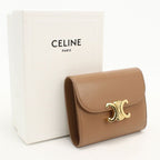 Celine Small Flap Wallet Triomphe Trifold Calf