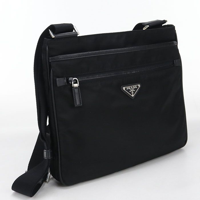 Prada Triangle Logo Shoulder Bag Nylon