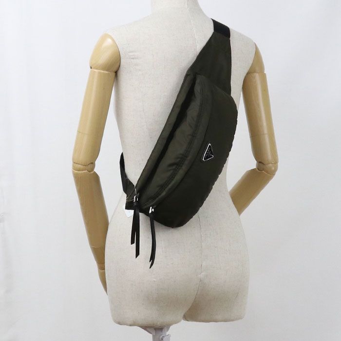 Prada Triangle Logo Belt Bag Nylon — view 9