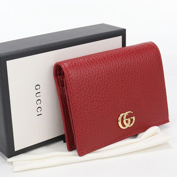 Gucci Small Wallet Double Bifold Leather