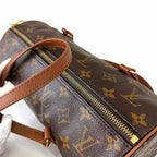 Louis Vuitton Monogram Papillon 30 Hand Bag Gold — view 9