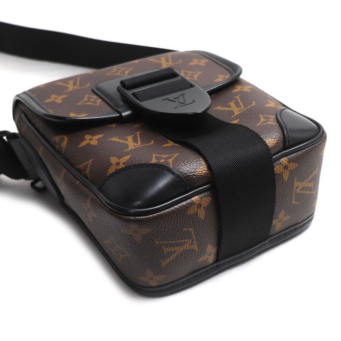 Louis Vuitton Arch Messenger PM Shoulder Bag Monogram Macassar Brown — view 3