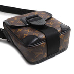 Louis Vuitton Arch Messenger PM Shoulder Bag Monogram Macassar Brown — view 3