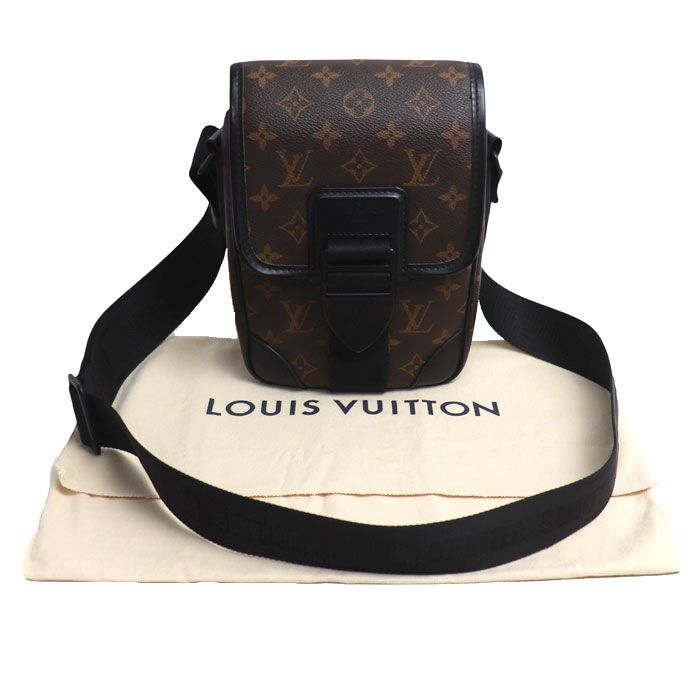 Louis Vuitton Arch Messenger PM Shoulder Bag Monogram Macassar Brown — view 9