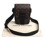 Louis Vuitton Arch Messenger PM Shoulder Bag Monogram Macassar Brown — view 9
