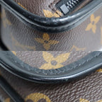 Louis Vuitton Arch Messenger PM Shoulder Bag Monogram Macassar Brown — view 8