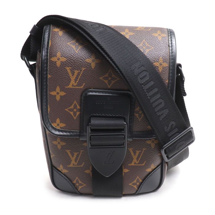 Louis Vuitton Arch Messenger PM Shoulder Bag Monogram Macassar Brown
