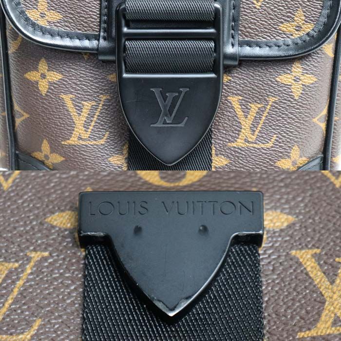 Louis Vuitton Arch Messenger PM Shoulder Bag Monogram Macassar Brown — view 6