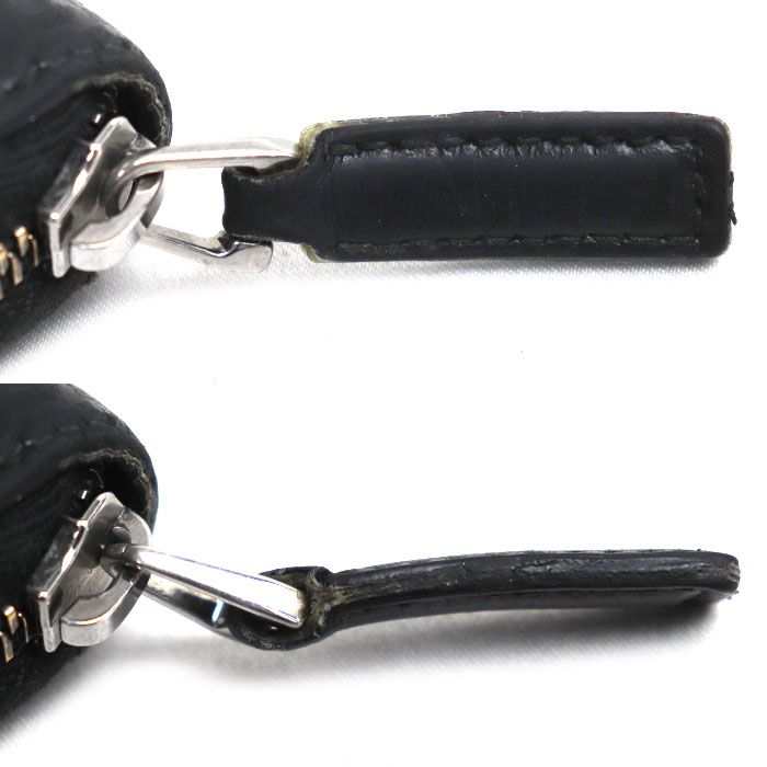 Gucci Guccissima Signature Zip Around Wallet Black — view 5