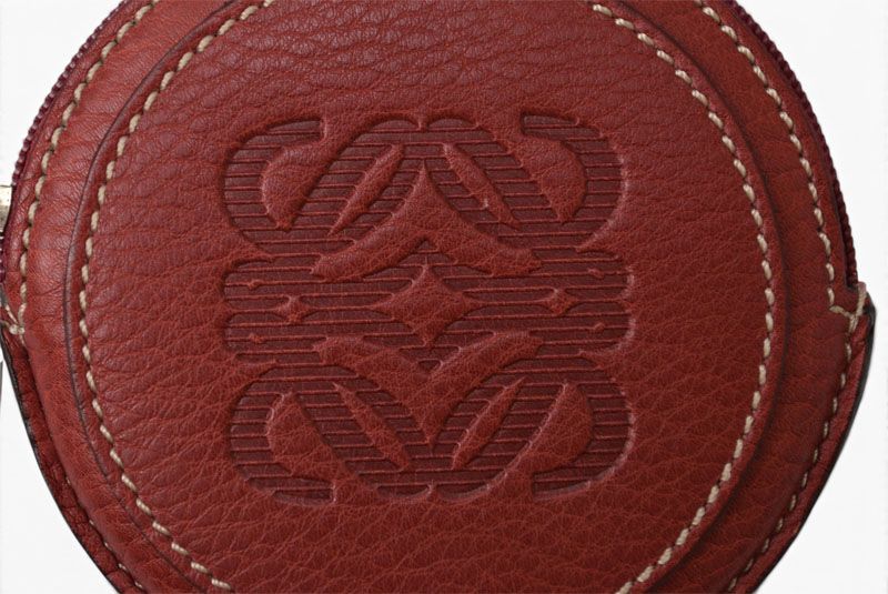 Loewe Coin Case Anagram Bordeaux — view 3
