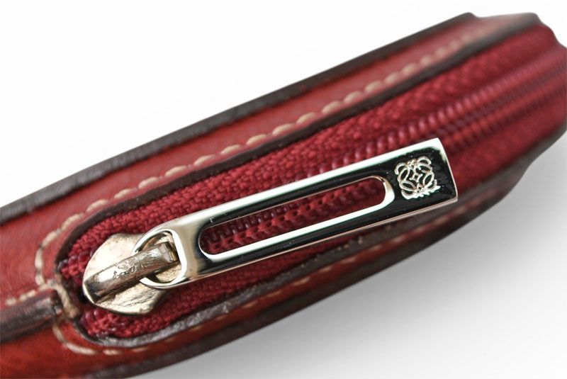 Loewe Coin Case Anagram Bordeaux — view 5