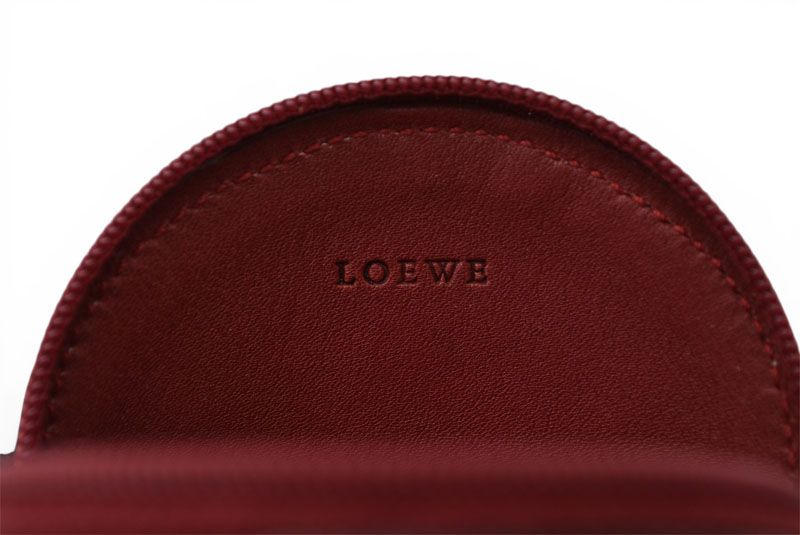 Loewe Coin Case Anagram Bordeaux — view 9