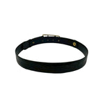 Celine Vintage Horse Carriage Logo Buckle Leather Belt Black — view 6
