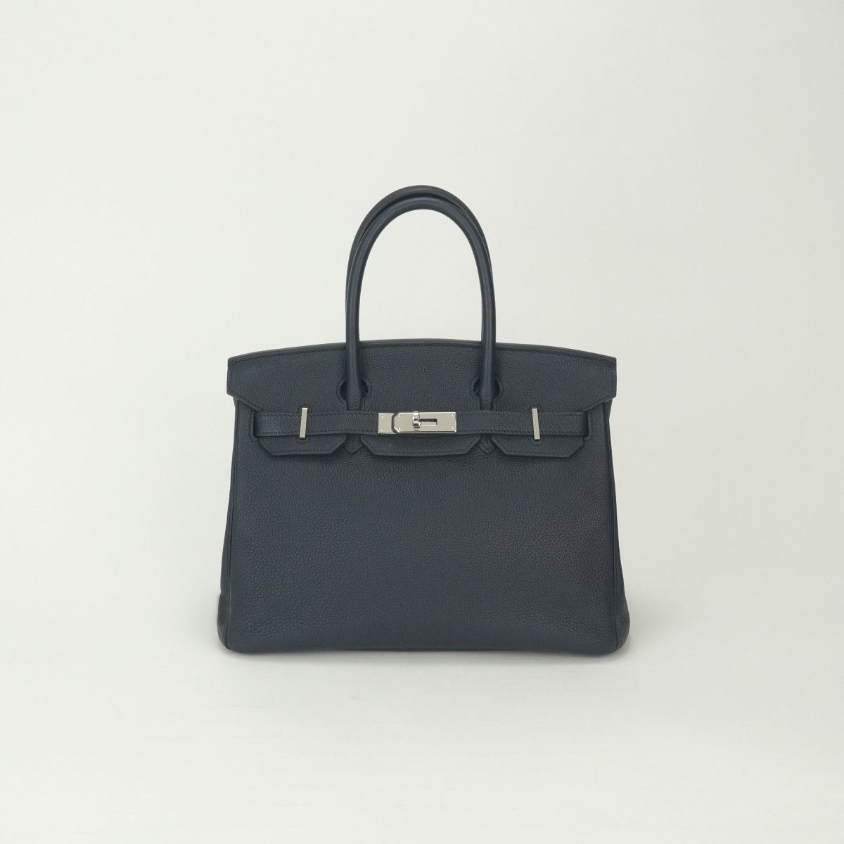Hermes Birkin 30 Verso Tote Togo Blue New Bleunuit Orange Poppy Orangepoppy