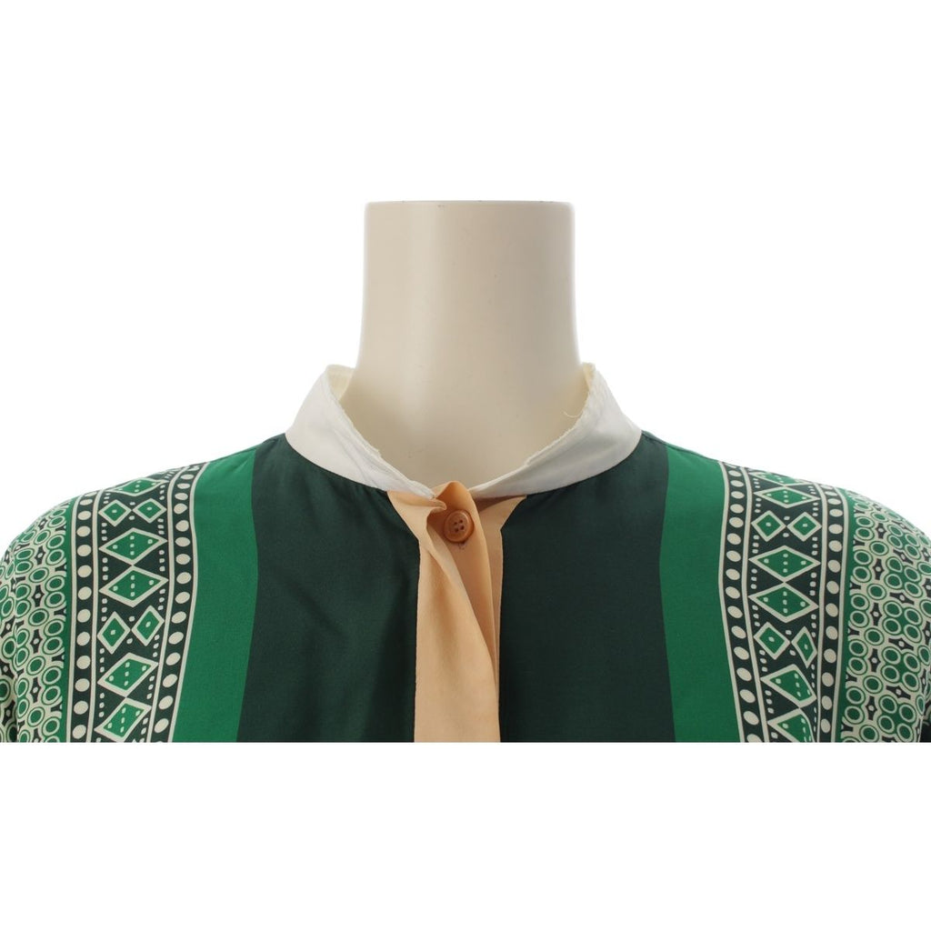 Celine Silk Phoebe Philo Runway Era All Over Pattern Dress Scarf Long Sleeve — view 5