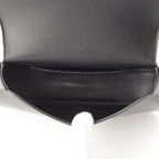 Celine Leather Triomphe Teen Lola 2-Way Handbag Black — view 6