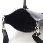Hermes Evelyne TPM Taurillon Clemence Amazon Shoulder Bag Noir Silver — view 5